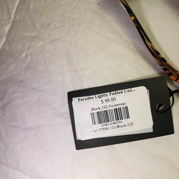 Pour Moi Paradiso Lightly Padded Bikini Top - Picture 2 of 3